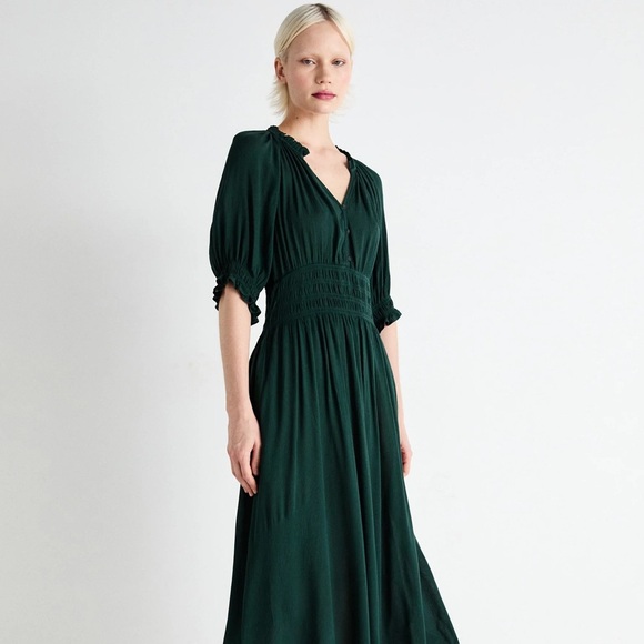 GAP Dresses & Skirts - GAP Elegant Dark Green Maxi Dress